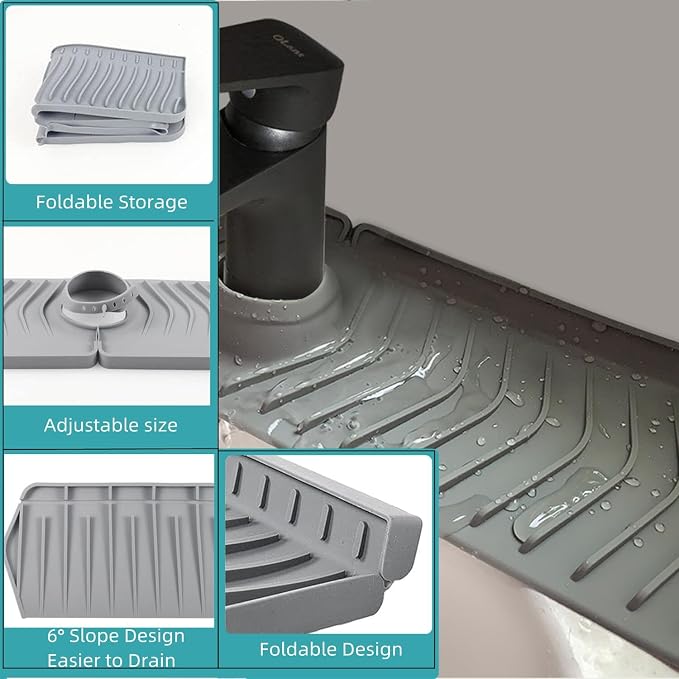 Large Size Kitchen Sink Splash Guard - Image 2