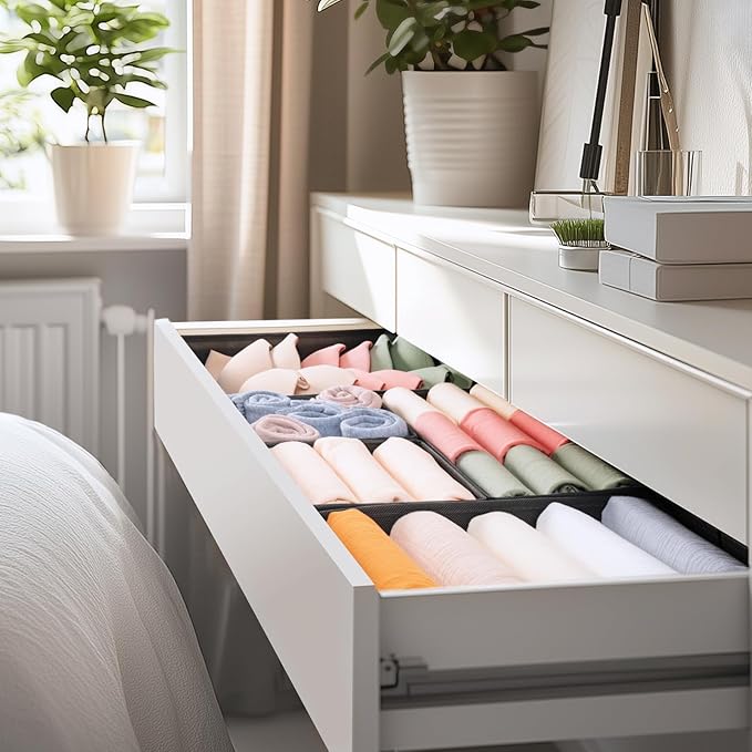Drawer Organizer Clothes, 10 Pack Dresser Organizer - Image 8