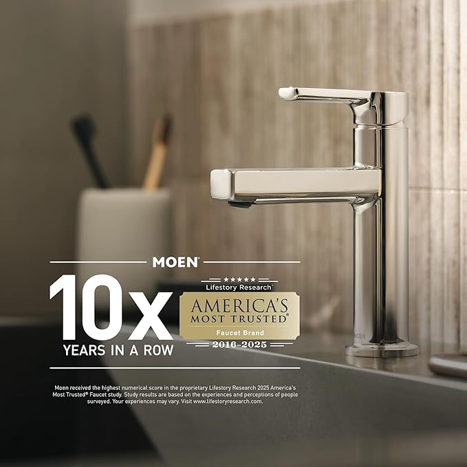 Moen Modern Deck Mounted Lotion or Kitchen Soap Dispenser Pump, Matte Black - Image 7