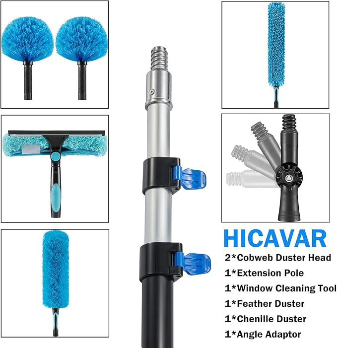 20 Foot High Ceiling Fan, Cobweb Duster - Image 3