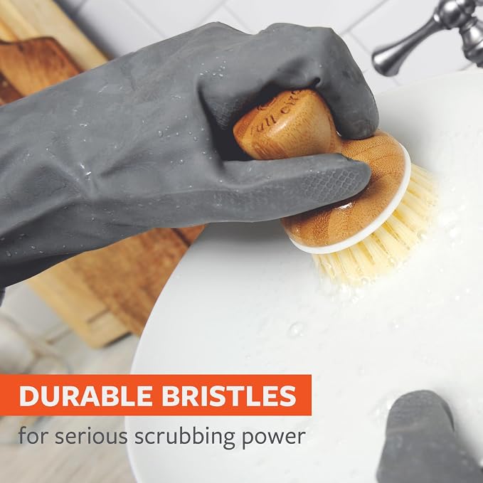 Full Circle Bubbly Palm Brush, Dish Scrub Brush - Image 3