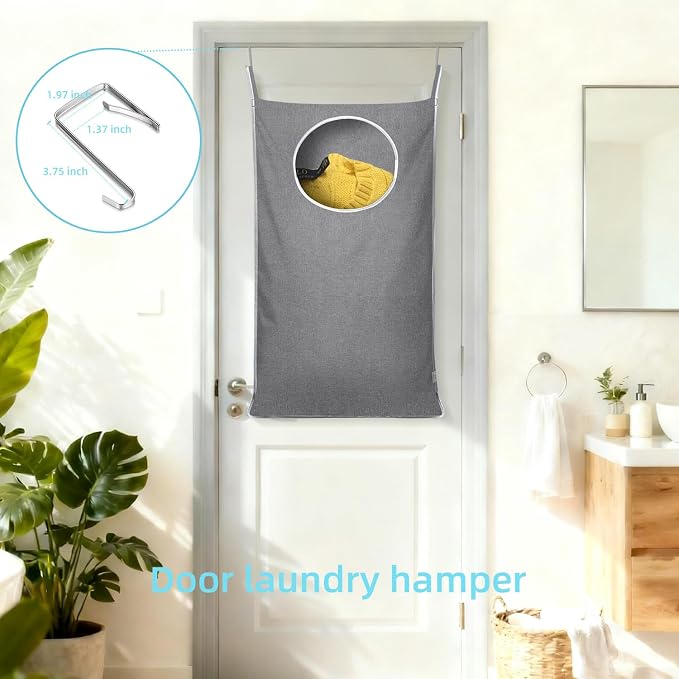 KEEPJOY Hanging Laundry Hamper Bag - Image 3
