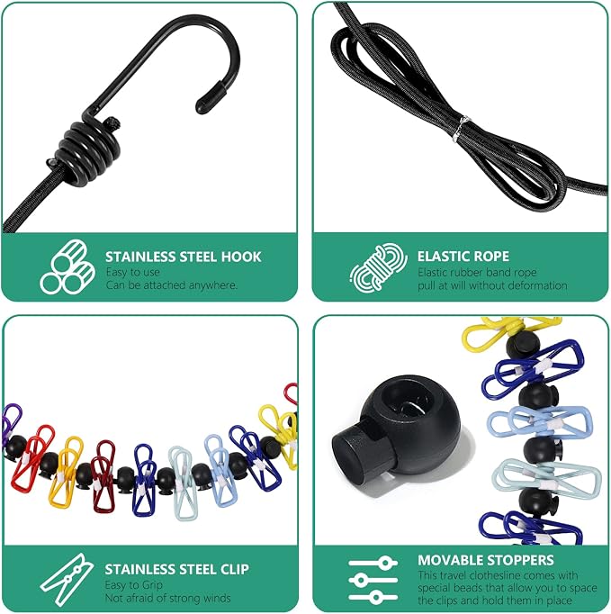 Retractable Portable Clothesline - Image 2