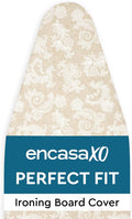 Encasa XO Padded Ironing Board Cover and Pad 49"x18" Beige by EncasaXO