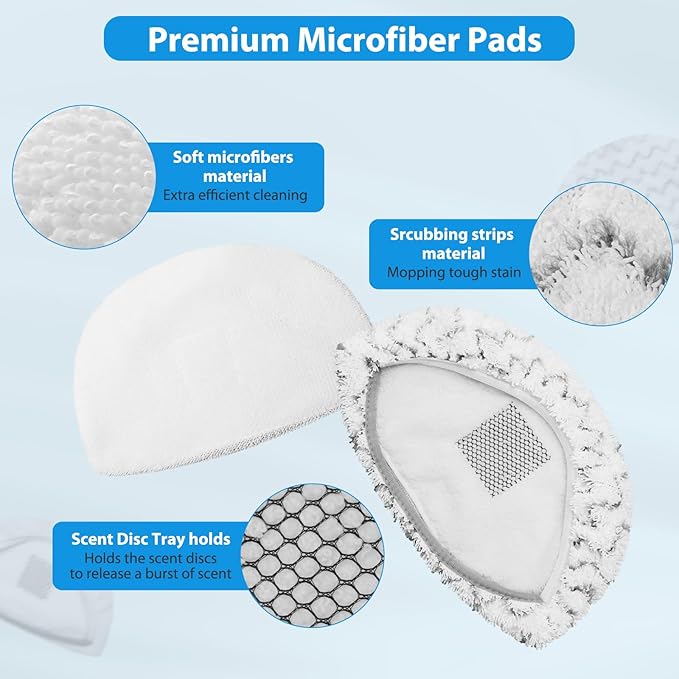 10 Pack Steam Mop Replacement Pads - Image 3