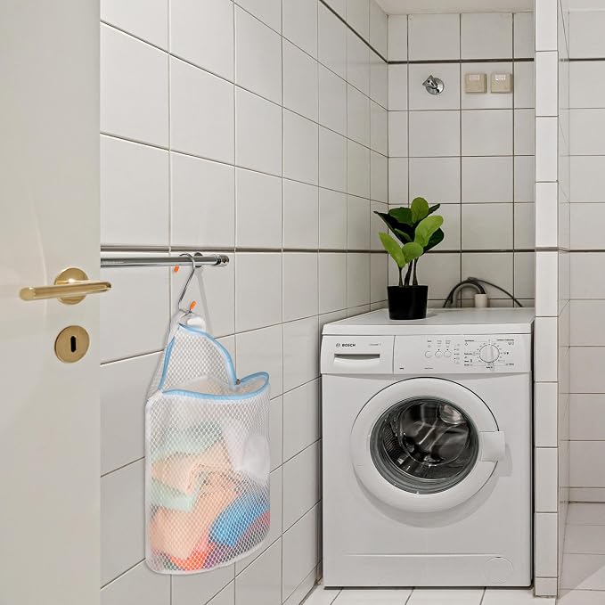 5Pcs Hanging Laundry Bags for Socks - Image 9