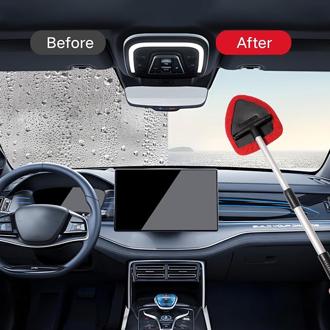 Qydipclin 11pcs Windshield Cleaner Tool, Car Window Cleaning Wash Kit - Image 3