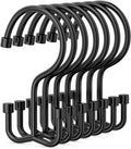 Shower Curtain Hooks, Shower Curtain Rings, Durable Rust Proof Black Shower by Goowin
