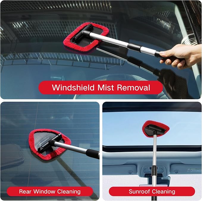 Qydipclin 7pcs Windshield Cleaner Tool Car Window Cleaning Wash Kit - Image 2