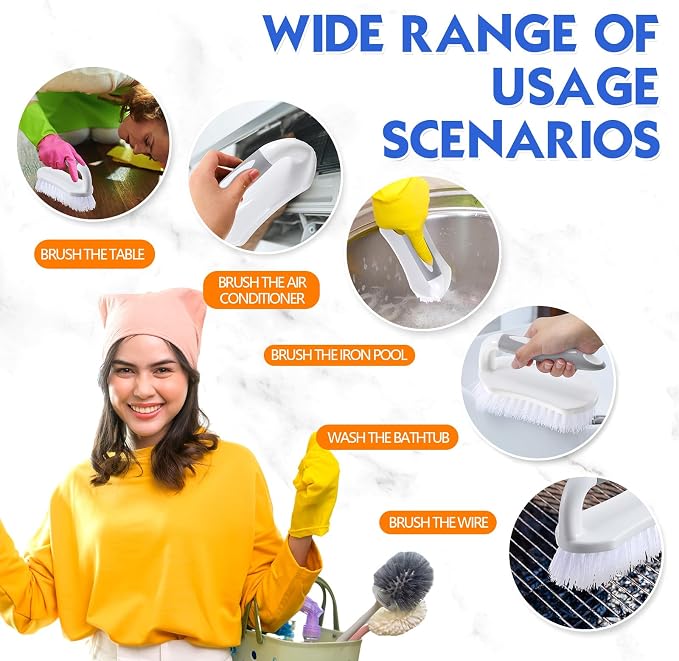 Lallisa 12 Pcs Scrub Brush Bulk - Image 3
