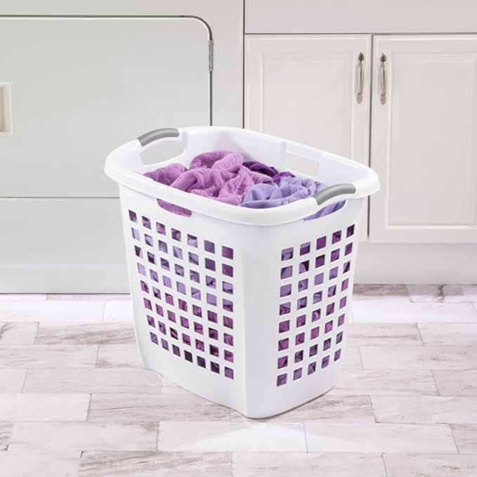 Sterilite Ultra Easy Carry Laundry Hamper, Comfort Handles to Easily Carry - Image 3