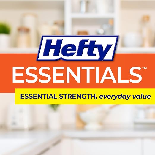 Hefty Essentials 13 Gallon Kitchen Trash Bags, 120ct | Bulk Pack, 13G Tall - Image 6