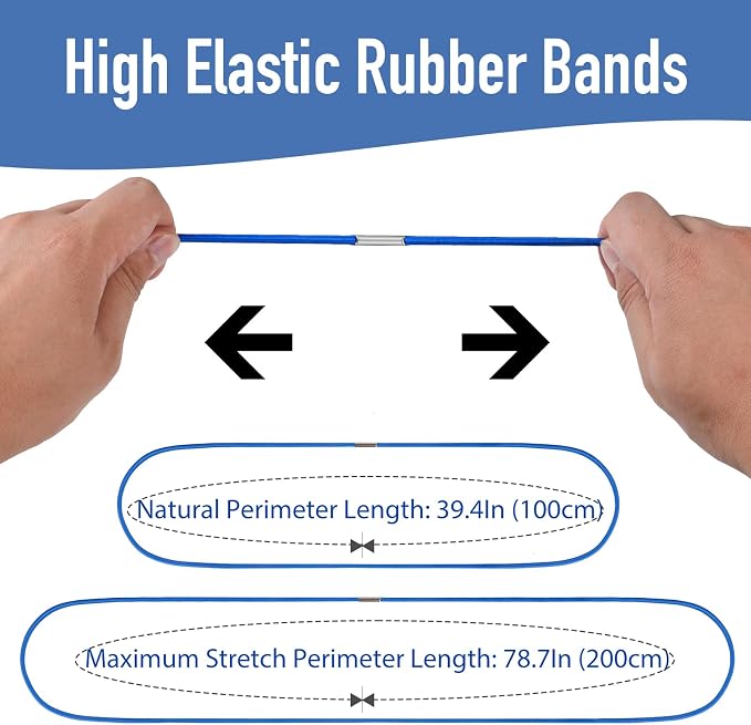 Garbage Can Rubber Bands, Heavy-Duty Garbage Bag Holder - Image 2