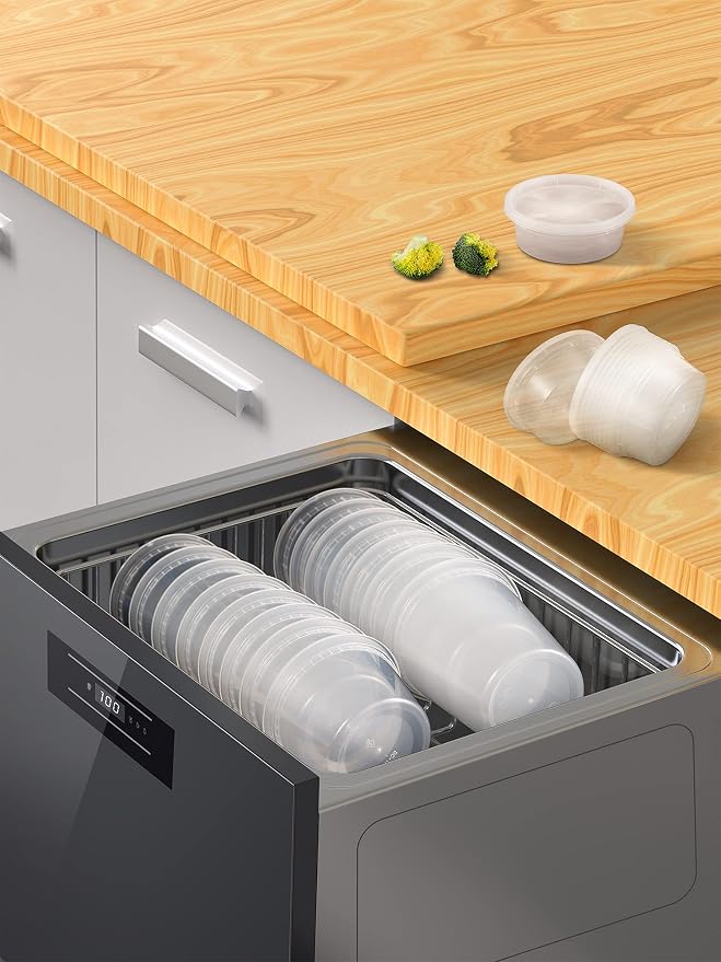 TashiBox 24 Sets 32 oz Plastic Deli Containers - Image 7