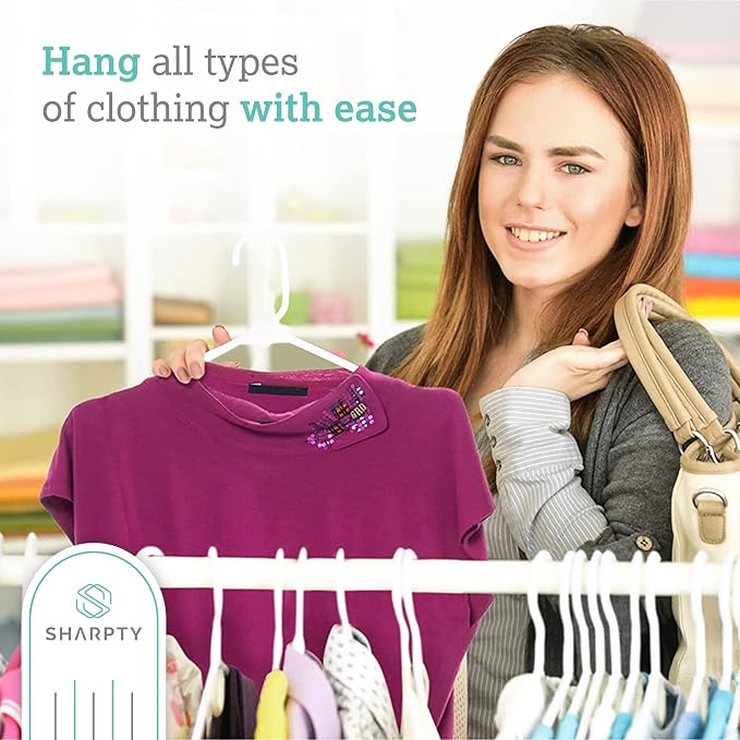 Plastic Hangers Clothes Hangers - Image 2