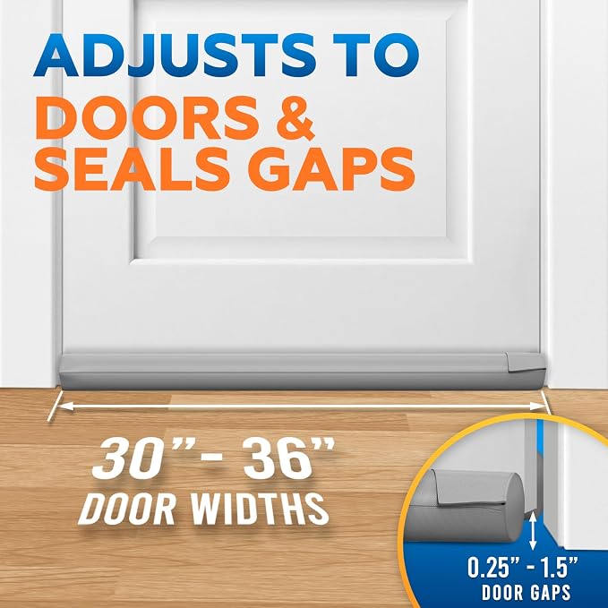 2 Pack Under Door Draft Stopper - Image 4
