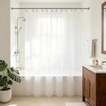 Barossa Design 70x60 Short Frosted Shower Curtain Liner by BarossaDesign