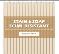 EHZNZIE Beige Shower Curtain Liner 72x72, PEVA Waterproof Bath Curtain by EHZNZIE
