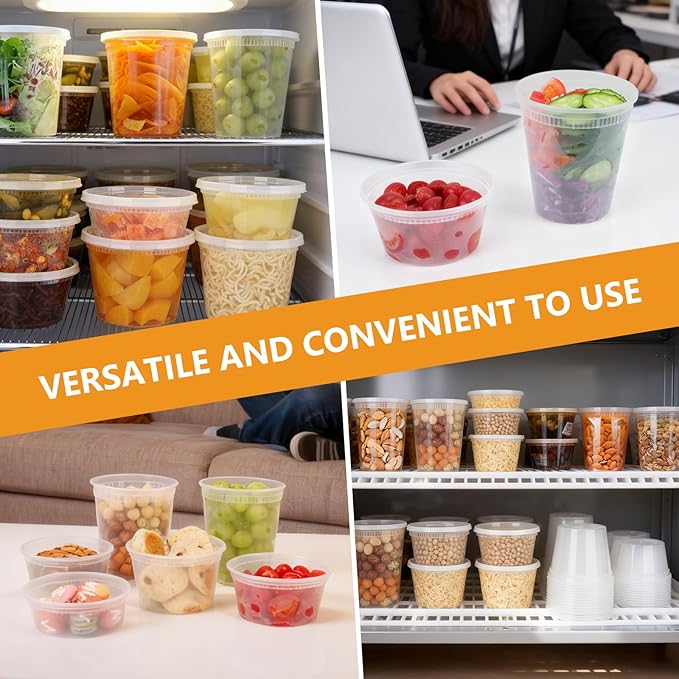 NESCCI 72 Sets Deli Containers - Image 6