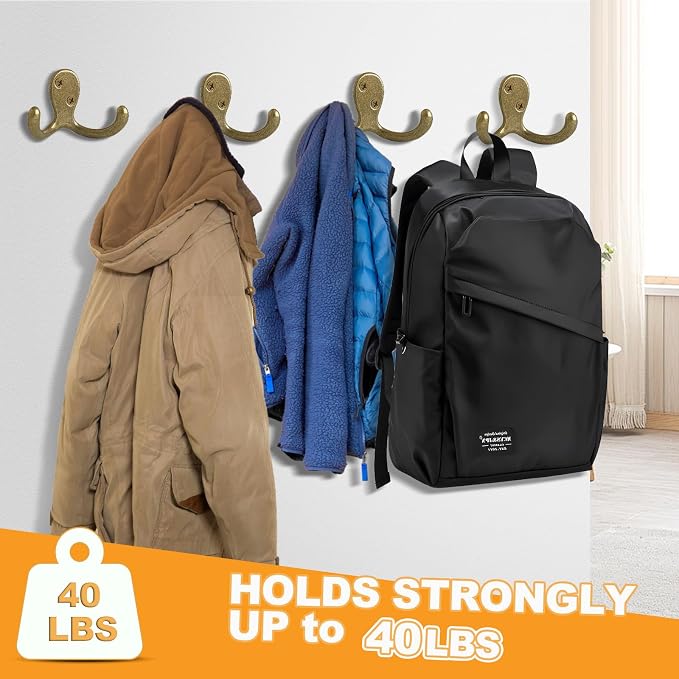 CBWLWJ 20 Pack Coat Hooks Wall Hooks - Image 3