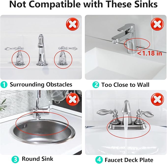 14.6'' Faucet Mat for Kitchen Sink Kitchen Sink Splash Guard Silicone Kitchen - Image 4