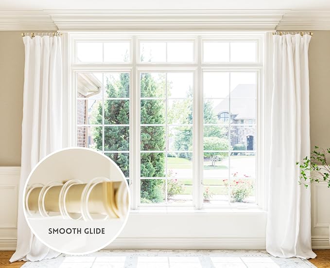 BlastHome® Luxury Curtain Rings – Premium Acrylic – Pinhooks and Clips Included - Image 3