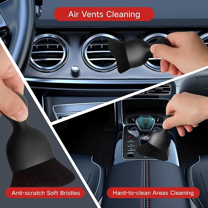 Qydipclin 7pcs Windshield Cleaner Tool Car Window Cleaning Wash Kit - Image 6