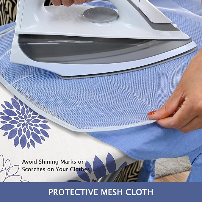 SheeChung 12.5"x32" Small Ironing Board Cover and Pad, Mini Iron Board Cover - Image 6