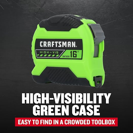 CRAFTSMAN High-Visibility Tape Measure 16 FT - Image 4