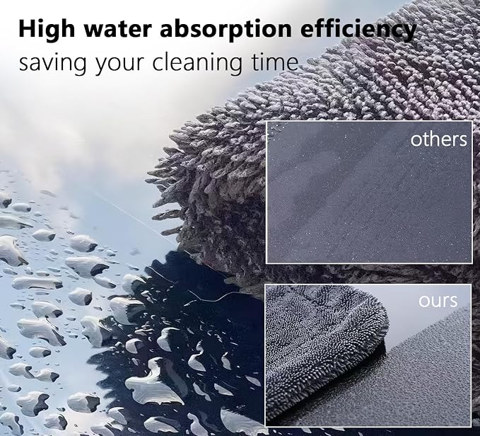 Cleaning Wipes Cloths, Shower Doors Drying Towels, 12 * 10” Streak Free Glass - Image 4