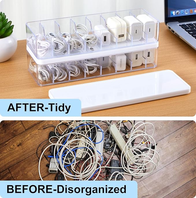 Tatuo 4-Pack Cord Organizer Box - Image 5