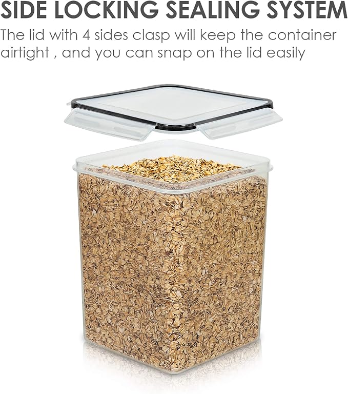 Vtopmart 5.2L Flour Sugar Storage Containers, Airtight Seal, BPA Free, Food - Image 4