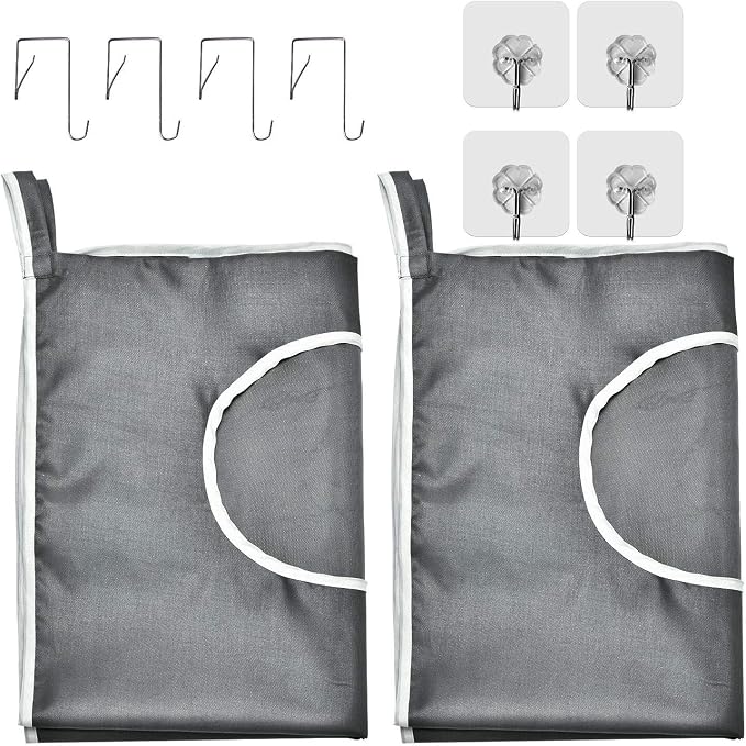 Durable hanging laundry hamper bag Behind door Space Saving - Image 3