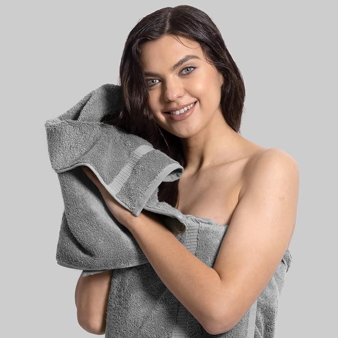 Chakir Turkish Linens 100% Cotton 6-Pack Hand Towels 16x30, Oeko-Tex Certified - Image 2