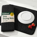 Cuisinart Dish Drying Mat for Kitchen Counter, quick-dry microfiber, machine by BestBrands