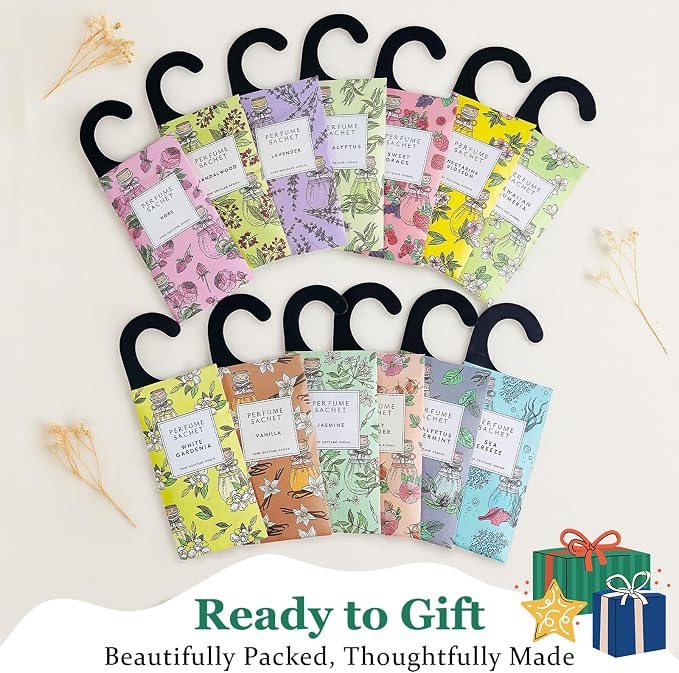 Rose Cottage Large 12 Packs Closet Deodorizer Freshener Closet Air Freshener - Image 5