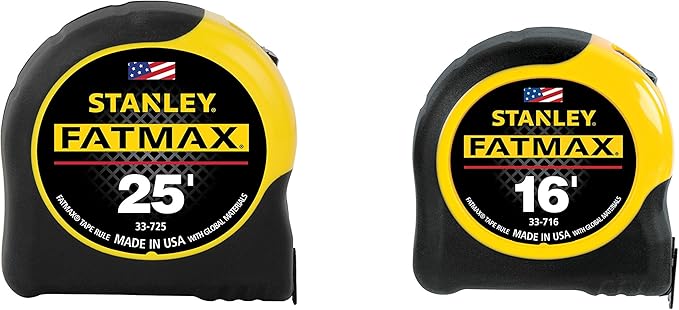 Stanley 70-455A 25' & 16' Value Pack Tape Measurers by Tanner