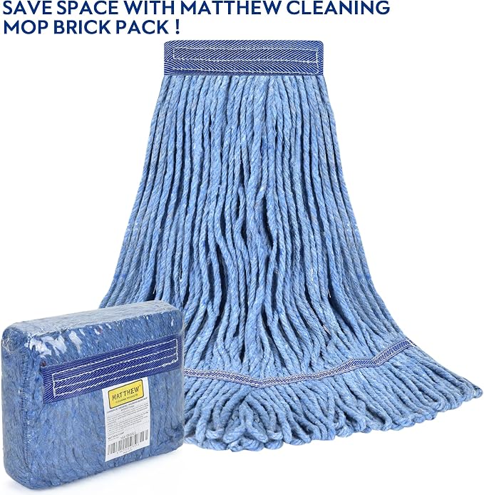 Matthew Cleaning Heavy Duty Mop Head Commercial Grade Replacement - Image 4