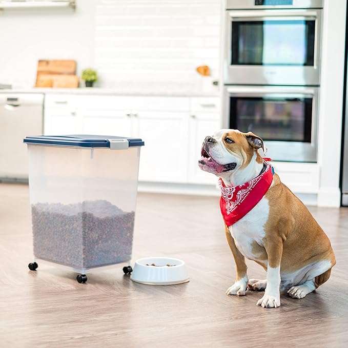 IRIS USA Dog Food Storage Container, Made in USA | Wheels - Image 5