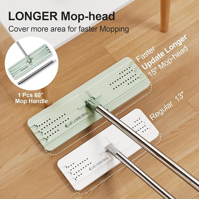 JOYMOOP Mop and Bucket Set – Commercial and Household Floor & Wall Cleaner - Image 5