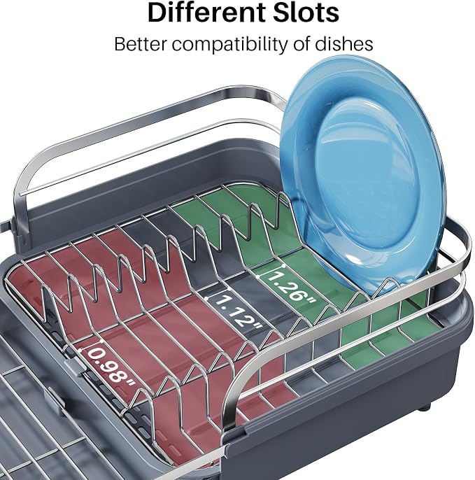 SNTD Expandable Dish Drying Rack - Image 7