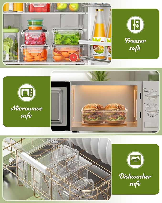 Canfanni 40 Piece Food Storage Containers - Image 5