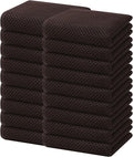 Homaxy 100% Cotton Waffle Weave Kitchen Dish Towels 18-Pack, Dark Brown | 13 x by Homaxy