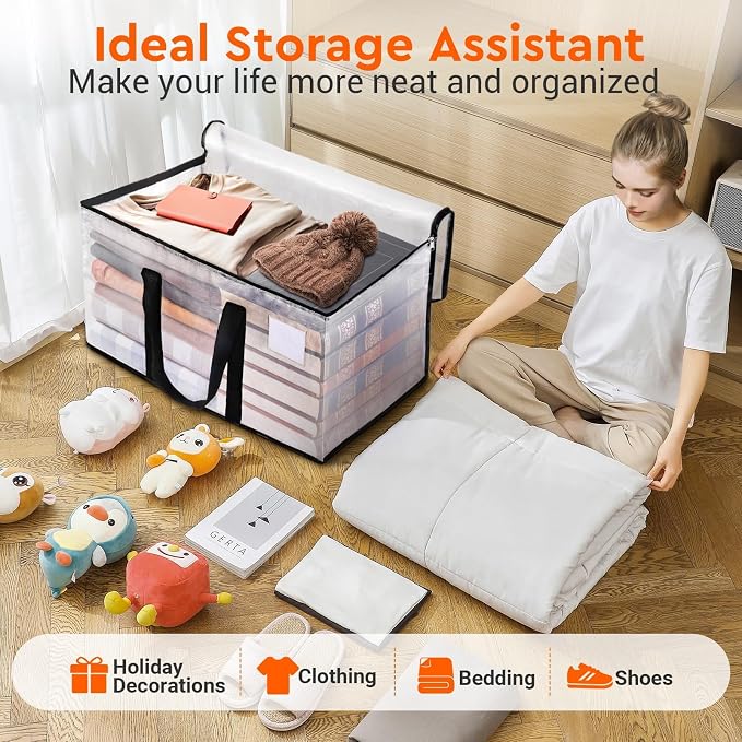 BlissTotes Moving Bags, 125L 4-Pack Storage Bags, Moving Boxes | Moving Box - Image 5