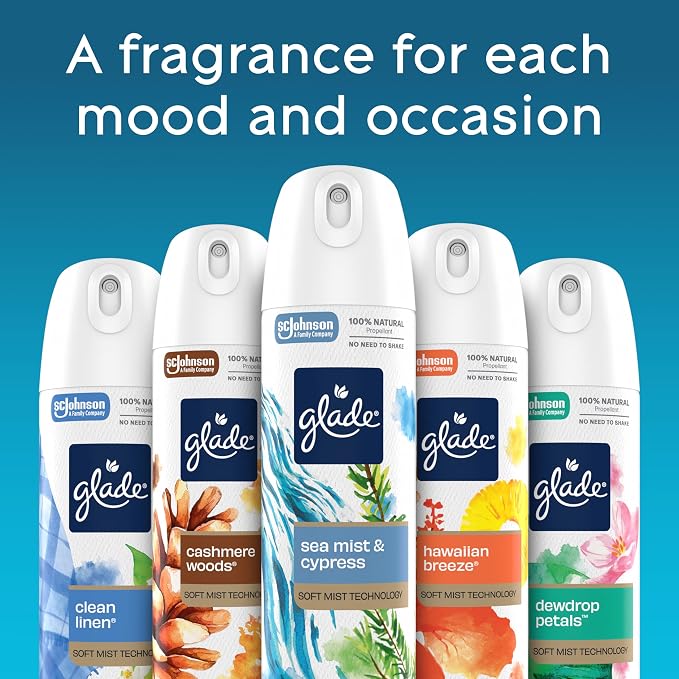 Glade Air Freshener Room Spray, Juniper Forest Scent, Odor Fighting to Deliver - Image 8