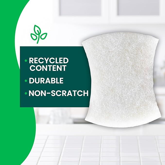 Scotch-Brite Greener Clean Non-Scratch Scrub Sponge, 12 Pack | Sponges - Image 3