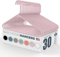 Plastic Hangers 30 Pack – Made in The USA – 6lb Capacity Standard Clothes by NeatiesHangers