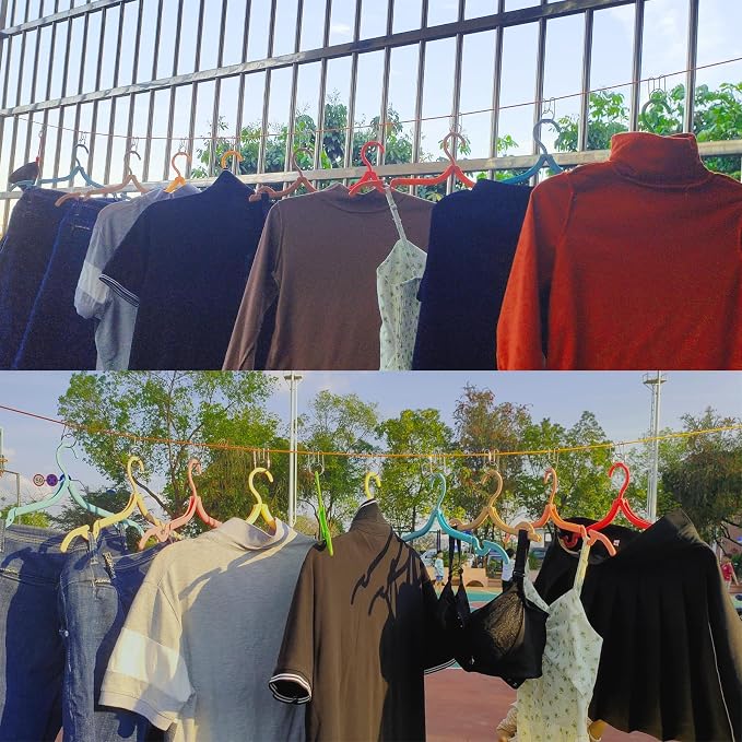 32Ft Portable Travel Clothesline is Also an Outdoor Camping Clothesline - Image 5