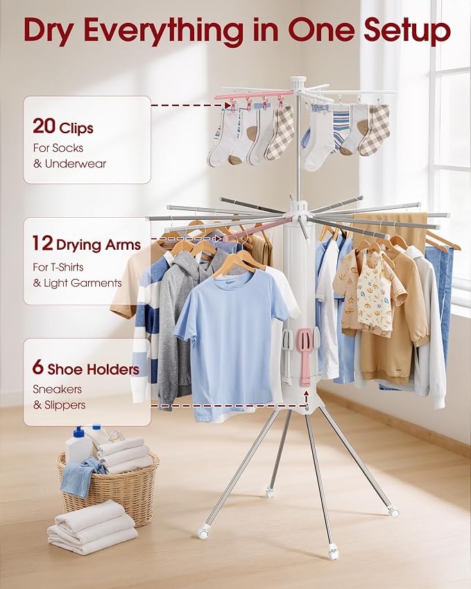 Sakugi Foldable Clothes Drying Rack - Image 2