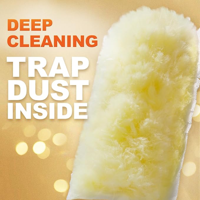 JOYMOOP Scented Telescopic Duster kit, 3FT Extendable Handle + 4 Yellow Refills - Image 10